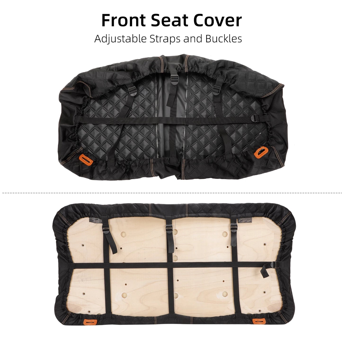 Roykaw 1680D Oxford Fiber Golf Cart Seat Covers – EZGO TXT Compatible