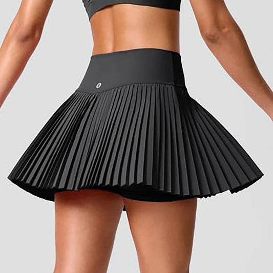 Women’s Double-Layered Pleated Tennis Skirt