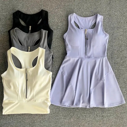 Tennis Skirt & Sports Dress – Slim High-Waist Activewear