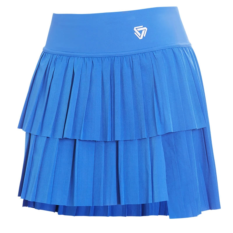 Women’s High Waist Pleated Sports Skort – Golf, Tennis & Activewear
