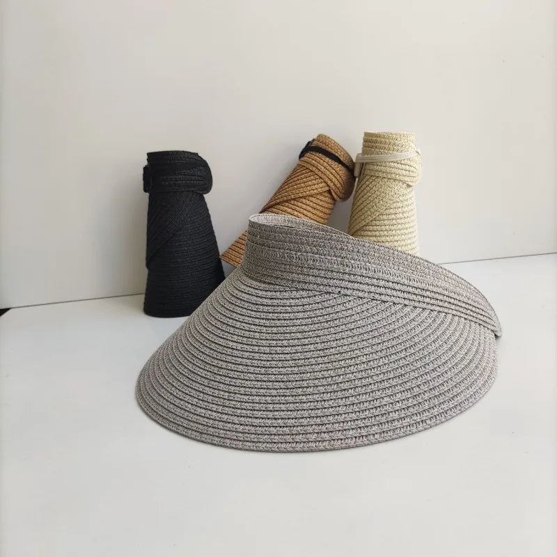 Women’s Summer Straw Top Hat – Stylish Sun Protection