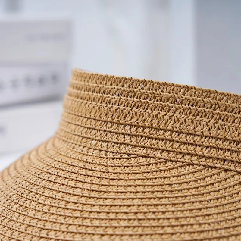 Women’s Summer Straw Top Hat – Stylish Sun Protection