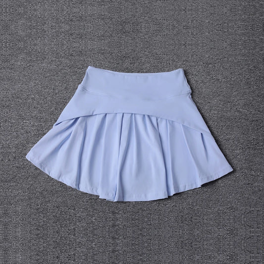 2024 Summer Women’s High-Waist Pleated Sports Skirt