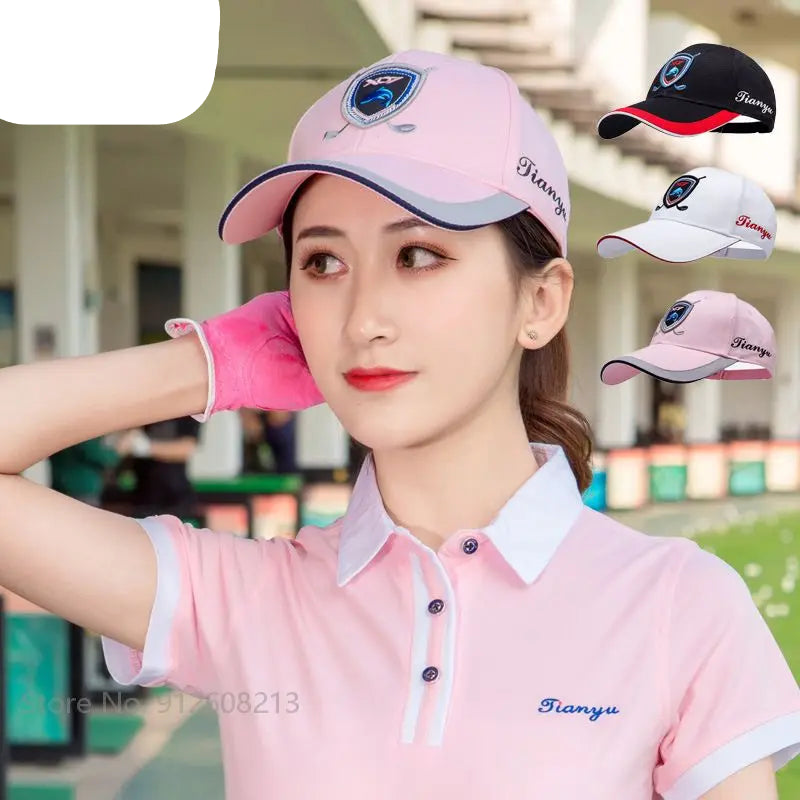 TTYGJ Women's Golf Cap – Adjustable, Breathable & UV-Proof