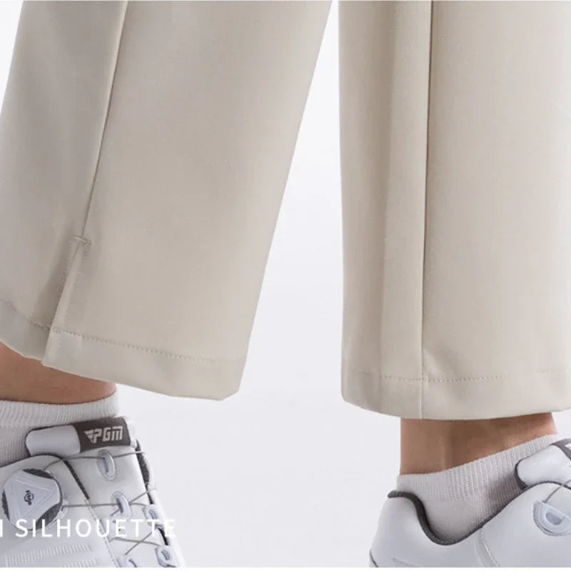 PGM Women’s High-Elastic Golf Pants – Summer & Spring Casual Wear