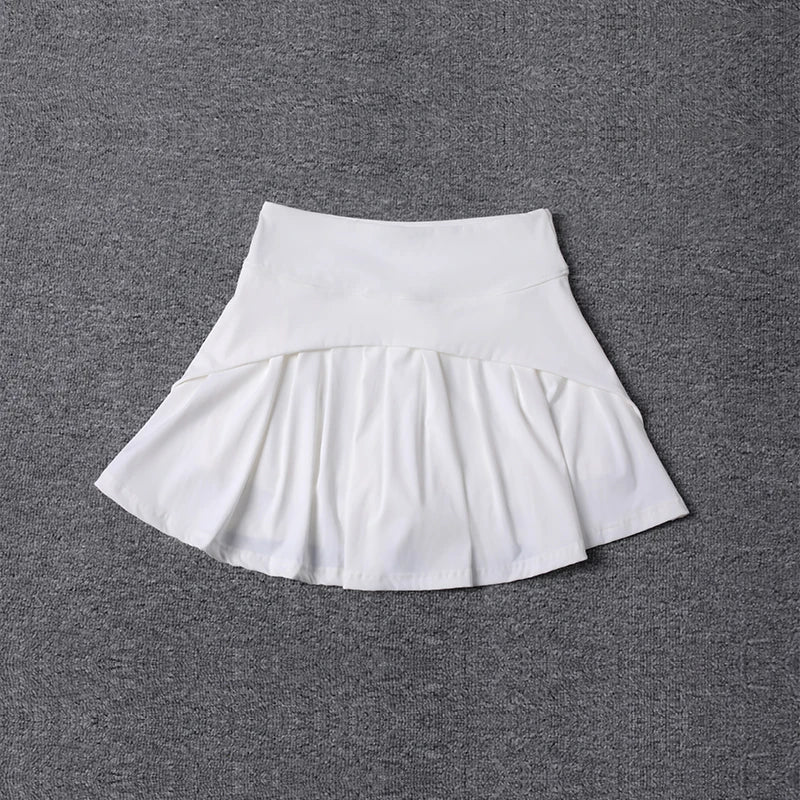 2024 Summer Women’s High-Waist Pleated Sports Skirt