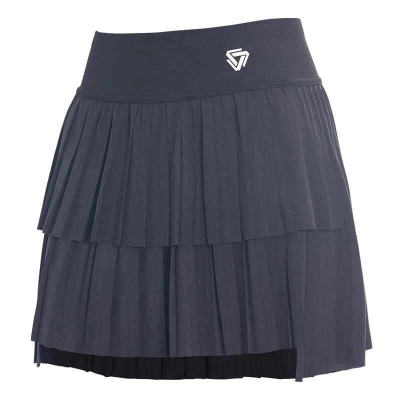 Women’s High Waist Pleated Sports Skort – Golf, Tennis & Activewear