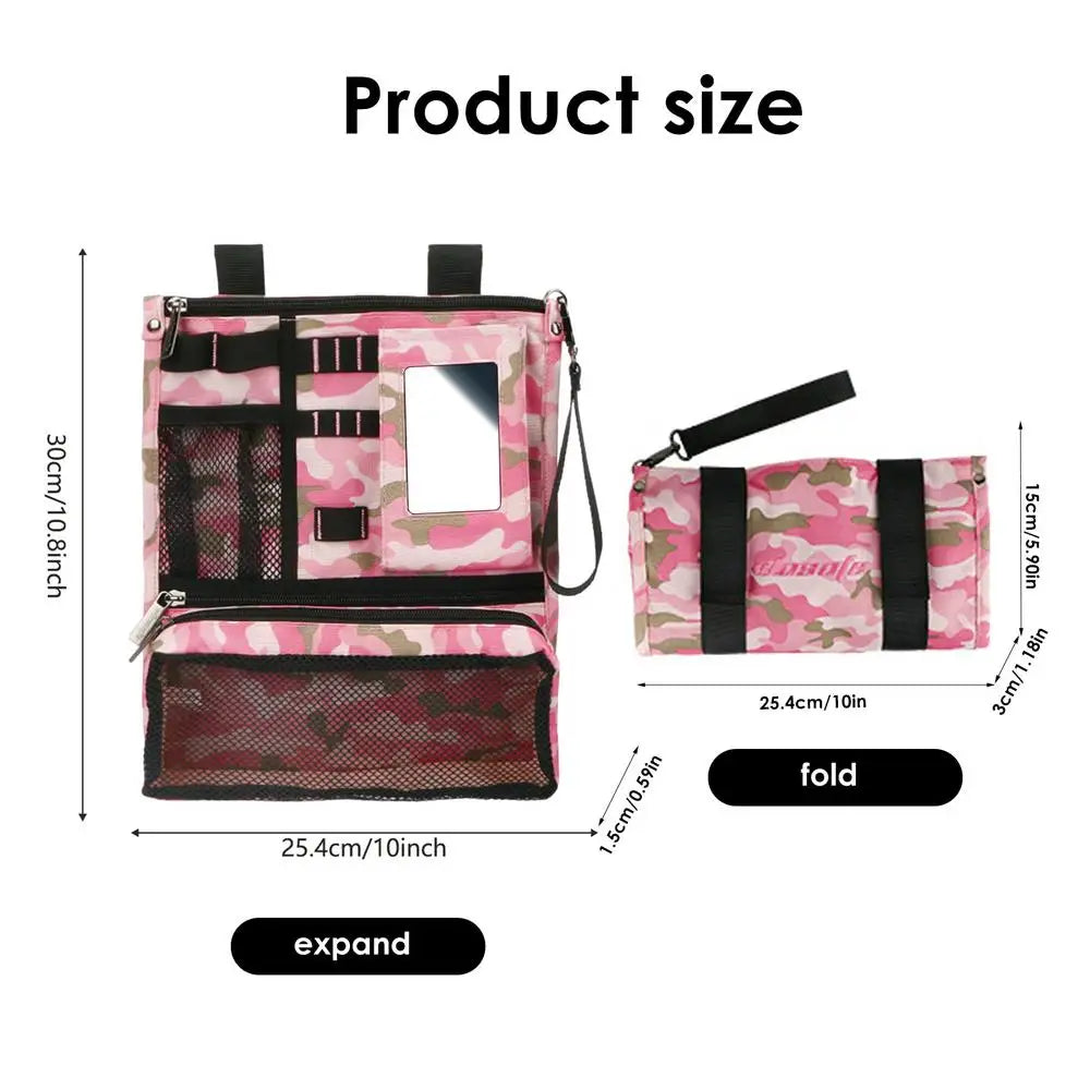 Golf Accessory Pouch – Zippered, Foldable & Multifunctional Storage Bag