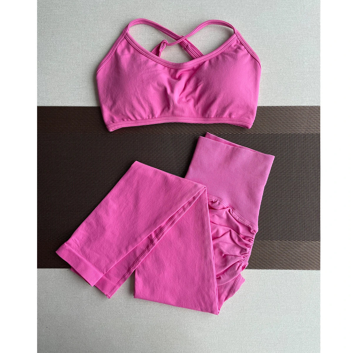 High Waist Yoga Leggings โ Seamless & Butt-Lifting