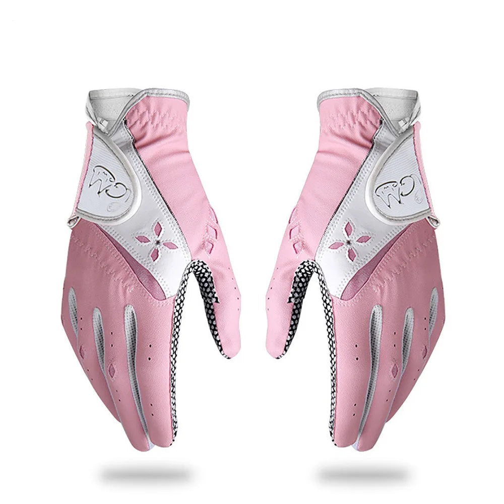 GM Women’s Golf Gloves – Soft, Breathable & Non-Slip (ST020)