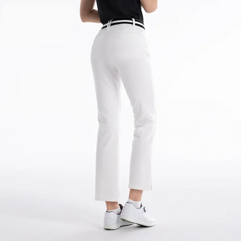PGM Women’s High-Elastic Golf Pants – Summer & Spring Casual Wear