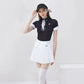Women's Summer Golf Set – Quick-Dry Polo & Pleated Skort