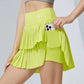 Women’s High Waist Pleated Sports Skort – Golf, Tennis & Activewear