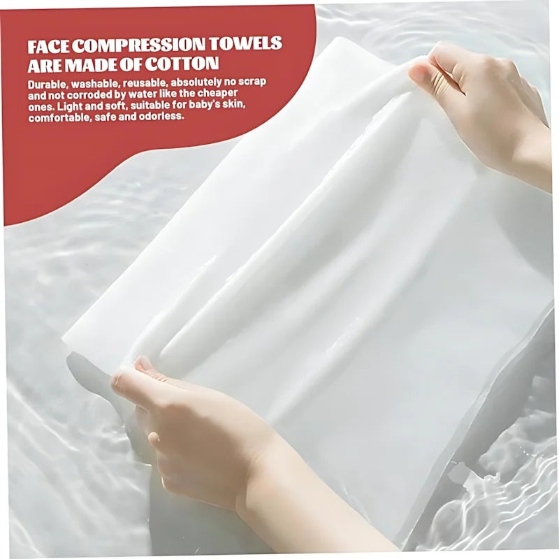Compressed Travel Towels – Thick, Soft & Portable