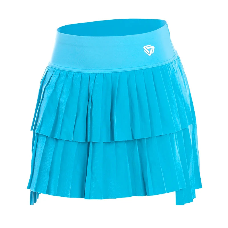 Women’s High Waist Pleated Sports Skort – Golf, Tennis & Activewear
