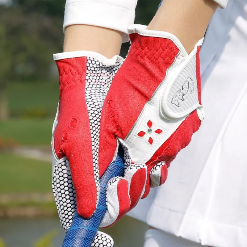 GM Women’s Golf Gloves – Soft, Breathable & Non-Slip (ST020)