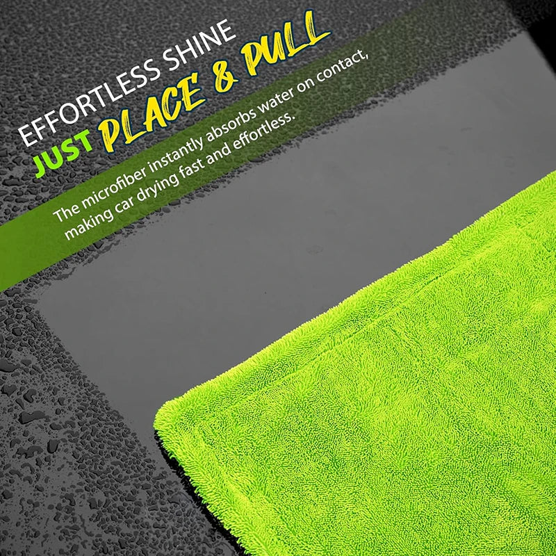 1400GSM Heavy Duty Car Drying Towel – Oversized, Ultra-Soft & Scratch-Free