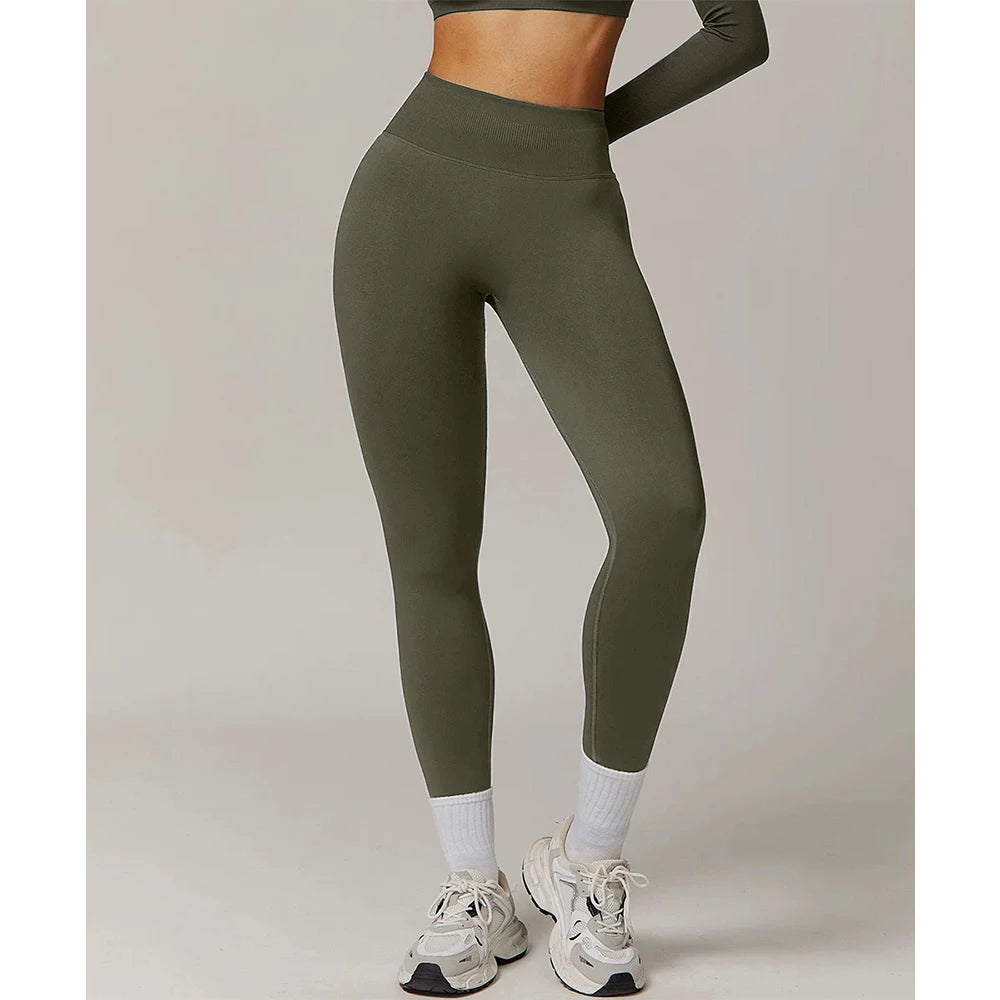 High Waist Yoga Leggings – Seamless & Butt-Lifting