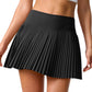 Women’s Double-Layered Pleated Tennis Skirt