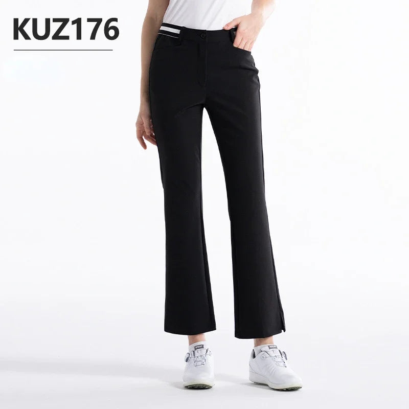 PGM Women’s High-Elastic Golf Pants – Summer & Spring Casual Wear