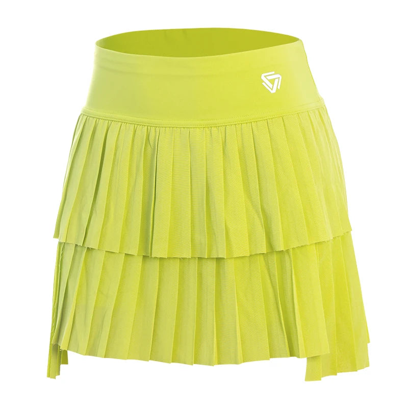 Women’s High Waist Pleated Sports Skort – Golf, Tennis & Activewear