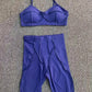 Yoga Fitness Set – High Waist Shorts & Bra