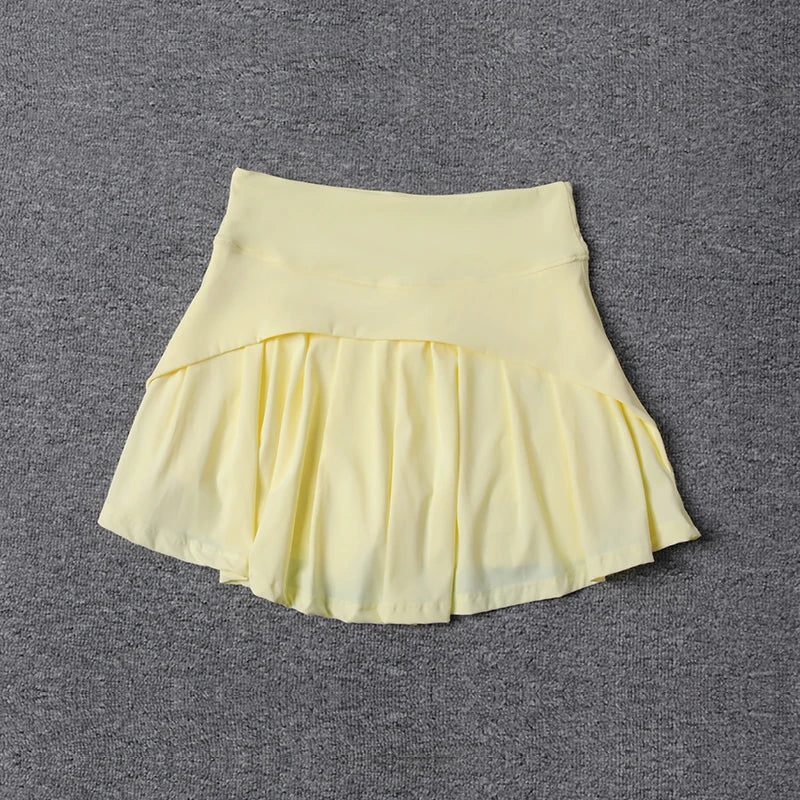2024 Summer Women’s High-Waist Pleated Sports Skirt