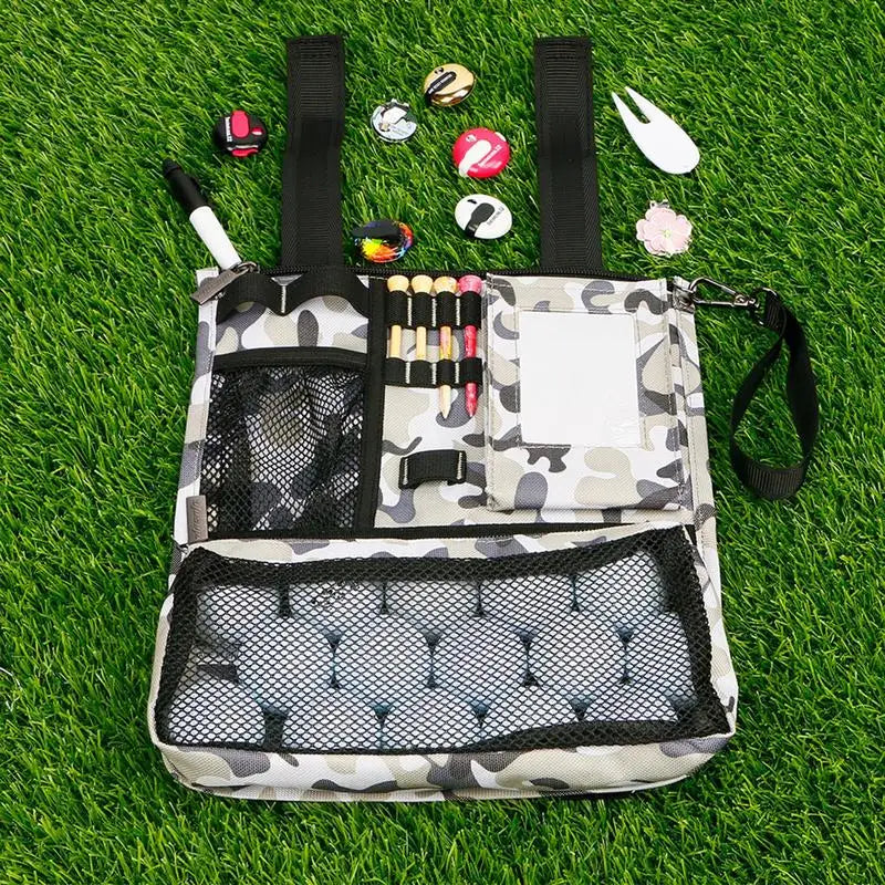Golf Accessory Pouch – Zippered, Foldable & Multifunctional Storage Bag