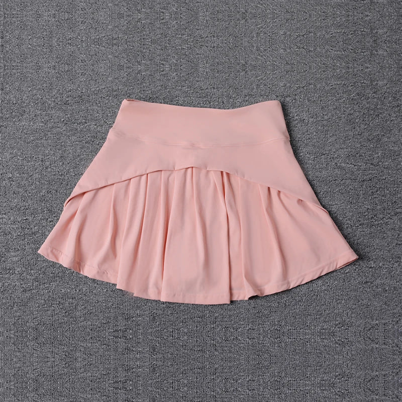 2024 Summer Women’s High-Waist Pleated Sports Skirt