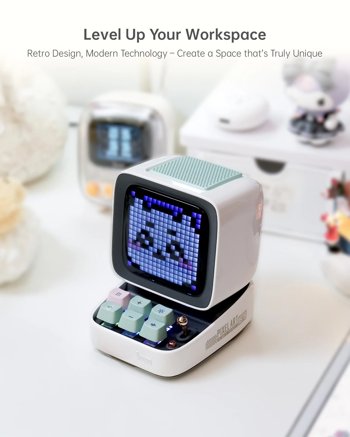 Divoom Ditoo-Pro Mini Retro Pixel Art Bluetooth Speaker
