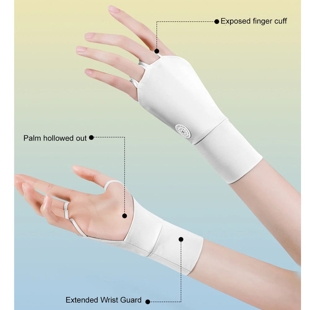 Women Sun Protector Golf Gloves – Cool, Breathable & UV-Blocking