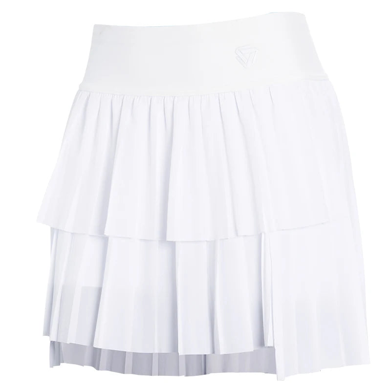 Women’s High Waist Pleated Sports Skort – Golf, Tennis & Activewear