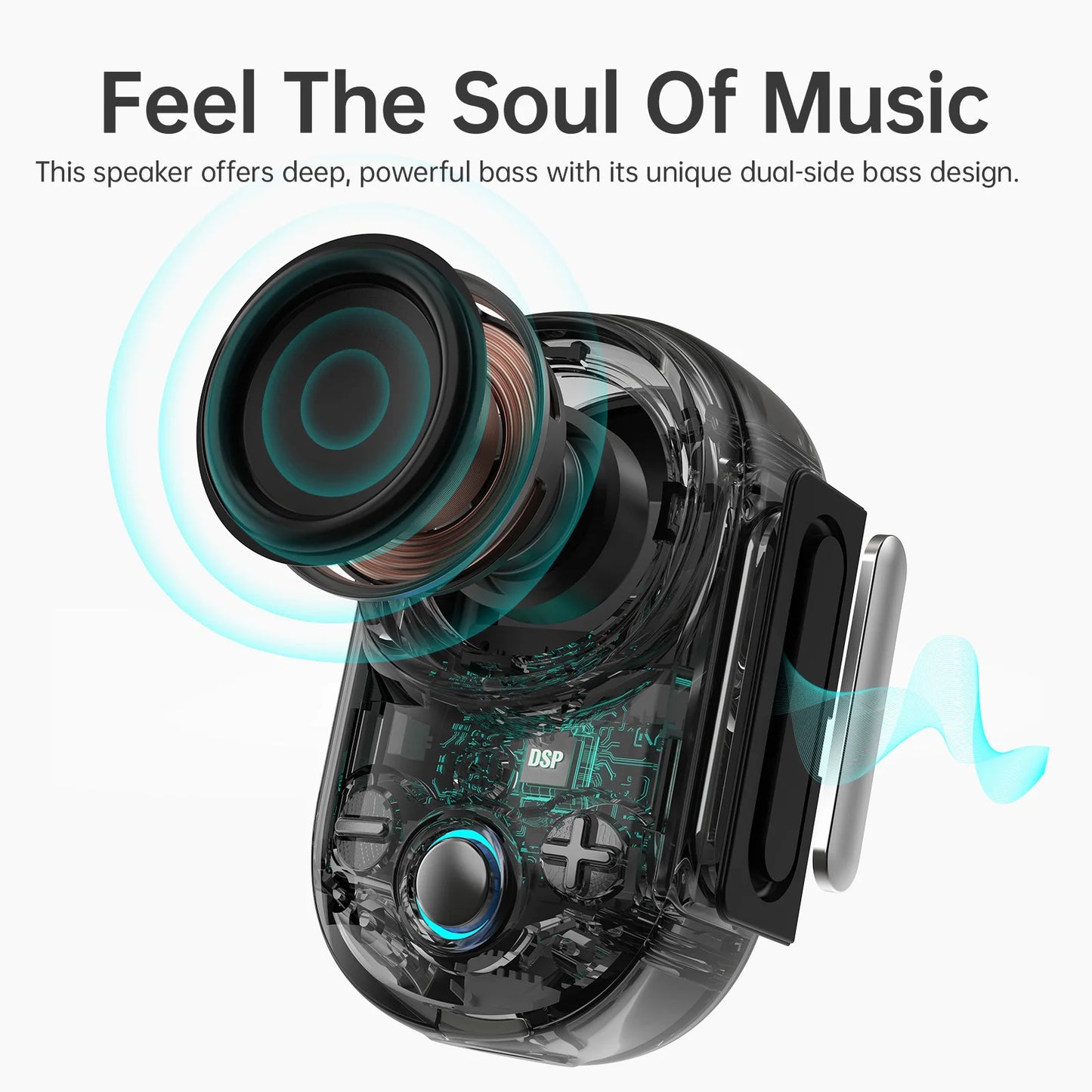 Divoom Itour-S Portable Bluetooth Speaker – Wearable, Waterproof & Powerful